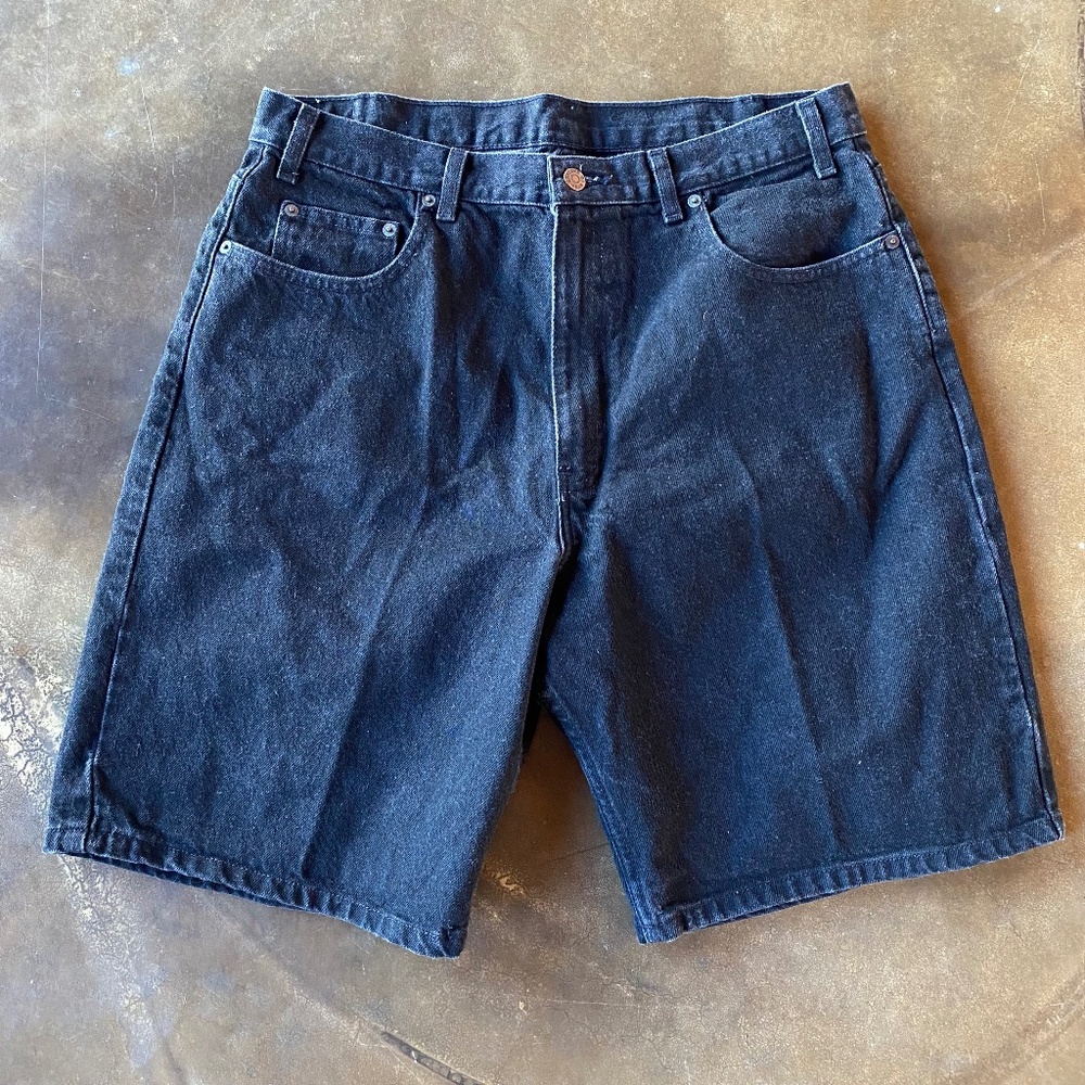 VTG 90s Arizona Jean Company Jorts Loose Fit Black Shorts